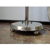 Vintage Art Deco floor lamp with nickel-plated frame